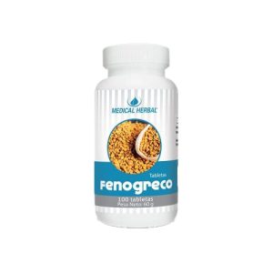 Tabletas de Fenogreco - 100 Unidades