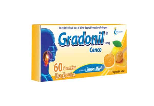 Gradonil Limón Miel - 60 Tabletas