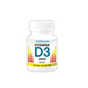 Vitamina D3 - 60 Tabletas
