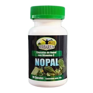 Cápsulas de Nopal con Vitamina C - 90 Cápsulas