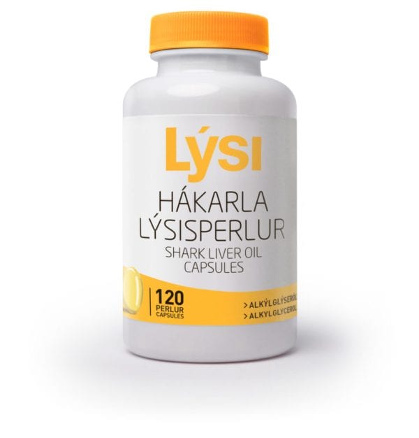 Aceite de Hígado de Tiburón en Perlas 500 mg - 120 Cápsulas