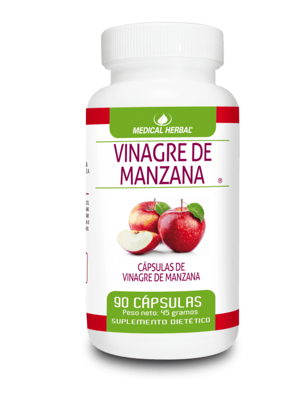 Cápsulas de Vinagre de Manzana - 90 Unidades