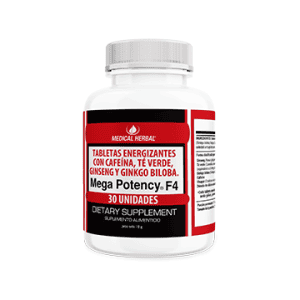 Tabletas Megapotency F4 - 30 Unidades