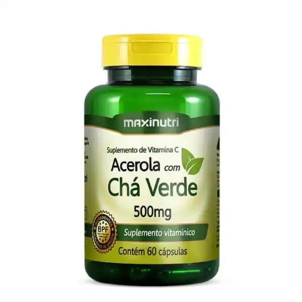 Acerola con Té Verde - 60 Cápsulas
