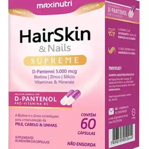 Hair Skin Supreme D-Pantenol - 60 Cápsulas