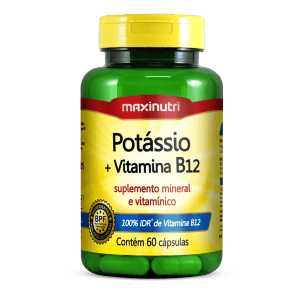 Potasio + Vitamina B12 - 60 Cápsulas