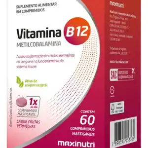 Vitamina B12 Masticable - 60 Cápsulas