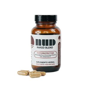 NUD Naked Blend Fotoprotector - 60 Cápsulas