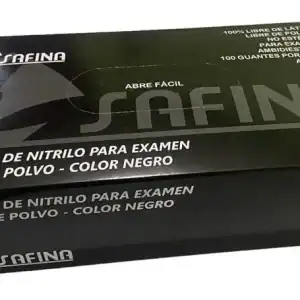 Guantes de Nitrilo Sin Polvo - Talla M (100 unidades)