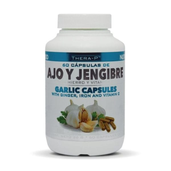 Cápsulas de Ajo y Jengibre